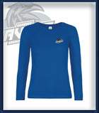 Frau Long Sleeve Druck<br>Logo Brust klein