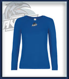 Frau Long Sleeve Druck<br>Logo Brust klein
