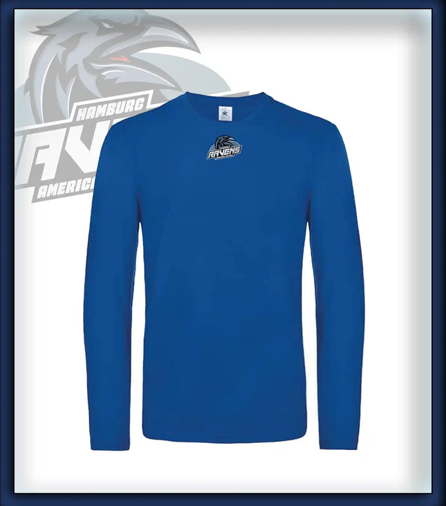 Mann Long Sleeve Druck<br>Logo Brust klein