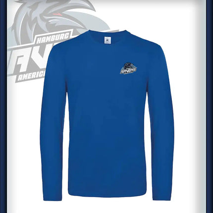 Mann Long Sleeve Druck<br>Logo Brust klein