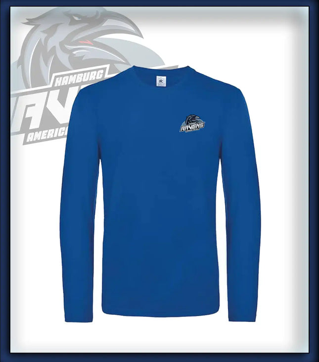 Mann Long Sleeve Druck<br>Logo Brust klein