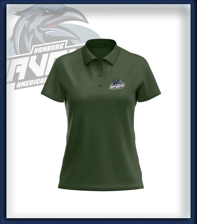 Frau Polo Druck<br>Logo Brust klein