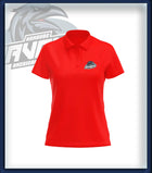 Frau Polo Druck<br>Logo Brust klein