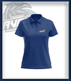 Frau Polo Druck<br>Logo Brust klein