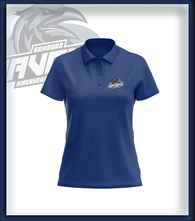 Frau Polo Druck<br>Logo Brust klein