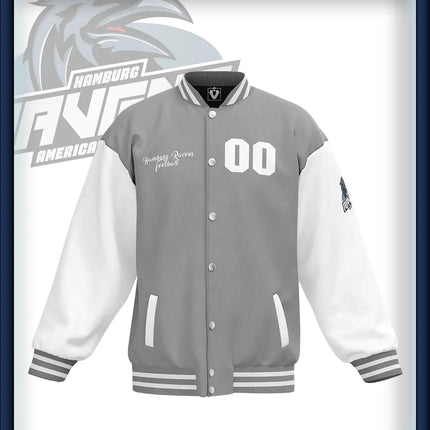 Ravens College Jacke grau/weiss