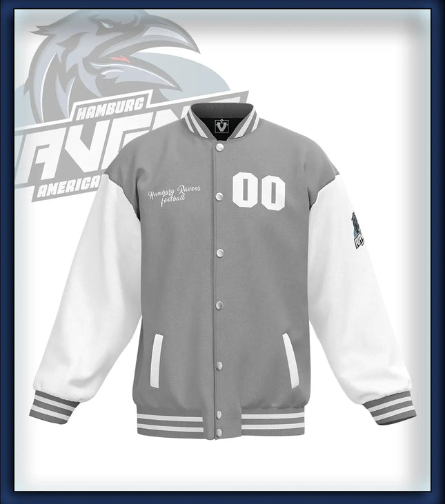 Ravens College Jacke grau/weiss