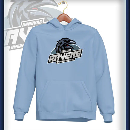Junior Ravens Hoodie Druck<br>Logo Brust