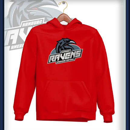 Junior Ravens Hoodie Druck<br>Logo Brust