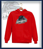 Junior Ravens Hoodie Druck<br>Logo Brust