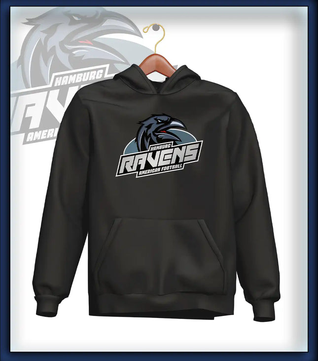 Junior Ravens Hoodie Druck<br>Logo Brust