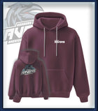 Ravens King Hoodie Druck<br>Schriftzug Brust klein und Rücken groß