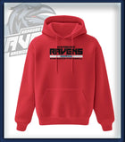 Ravens King Hoodie Druck<br> Schriftzug Brust groß