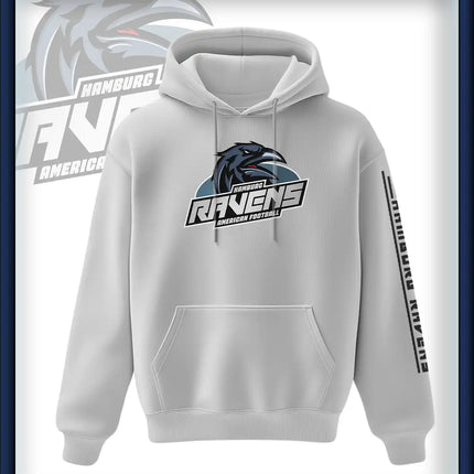 Ravens King Hoodie Druck<br>Logo Brust groß