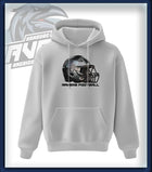 Ravens King Hoodie Druck<br> Helm Brust groß