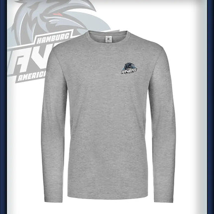 Junior Long Sleeve Druck<br>Logo Brust klein