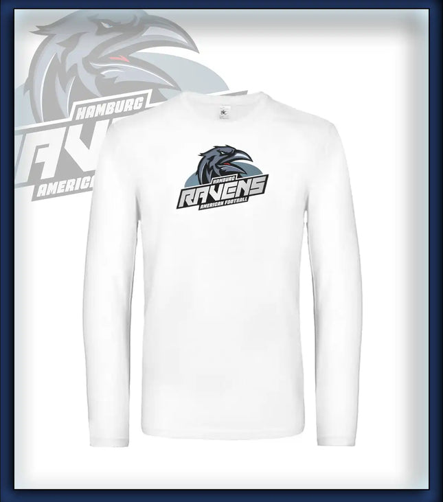 Junior Long Sleeve Druck<br>Logo Brust gross