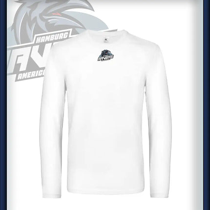 Junior Long Sleeve Druck<br>Logo Brust klein