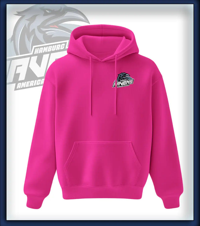 Ravens King Hoodie Druck<br>Logo Brust klein