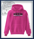 Ravens King Hoodie Druck<br> Schriftzug Brust groß