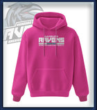 Ravens King Hoodie Druck<br> Schriftzug Brust groß