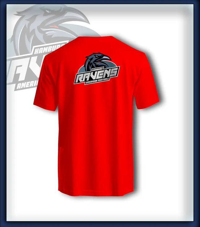 Frau T-Shirt Druck<br>Logo Rücken groß