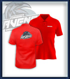 Mann Polo Druck Logo<br>Brust klein und Rücken groß