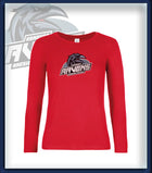 Frau Long Sleeve Druck<br>Logo Brust groß