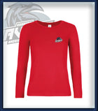 Frau Long Sleeve Druck<br>Logo Brust klein