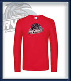 Mann Long Sleeve Druck<br>Logo Brust groß