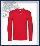 Mann Long Sleeve Druck<br>Logo Brust klein