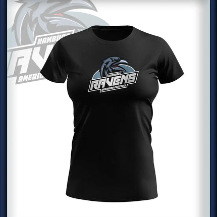 Frau T-Shirt Druck<br>Logo Brust groß