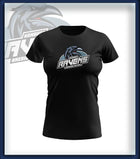 Frau T-Shirt Druck<br>Logo Brust groß