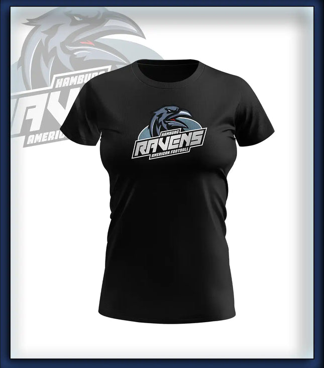 Frau T-Shirt Druck<br>Logo Brust groß