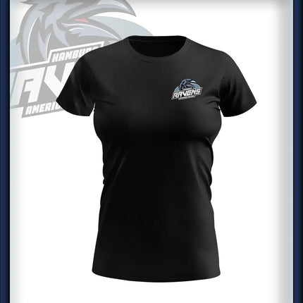 Frau T-Shirt Druck<br>Logo Brust klein