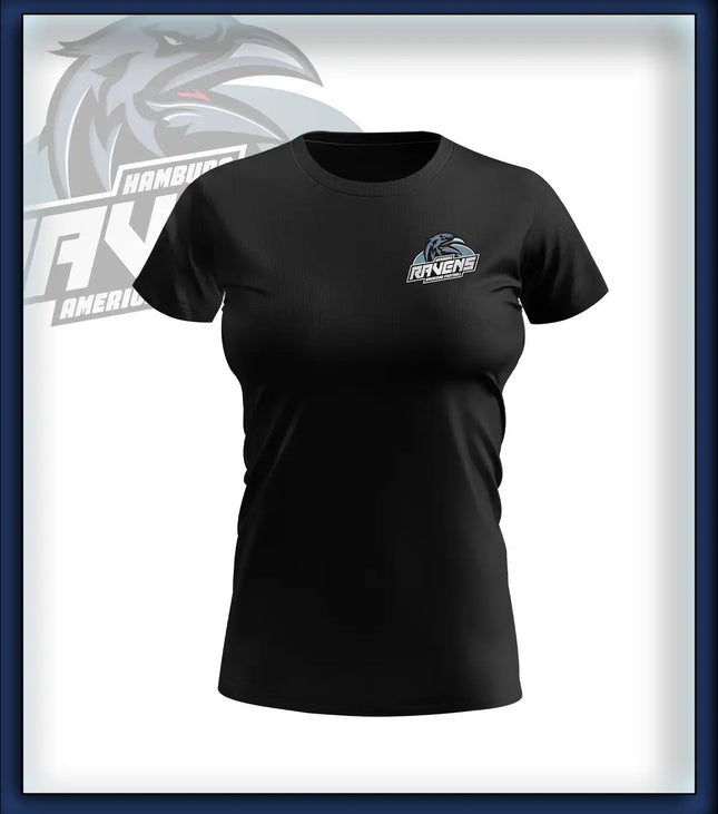 Frau T-Shirt Druck<br>Logo Brust klein