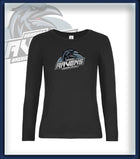 Frau Long Sleeve Druck<br>Logo Brust groß