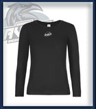 Frau Long Sleeve Druck<br>Logo Brust klein