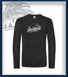 Mann Long Sleeve Druck<br>Logo Brust groß