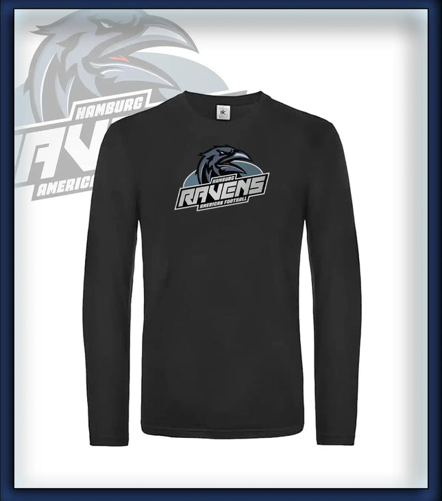 Mann Long Sleeve Druck<br>Logo Brust groß