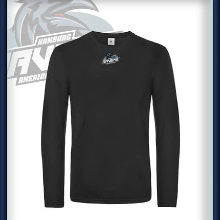 Mann Long Sleeve Druck<br>Logo Brust klein