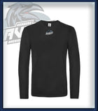 Mann Long Sleeve Druck<br>Logo Brust klein