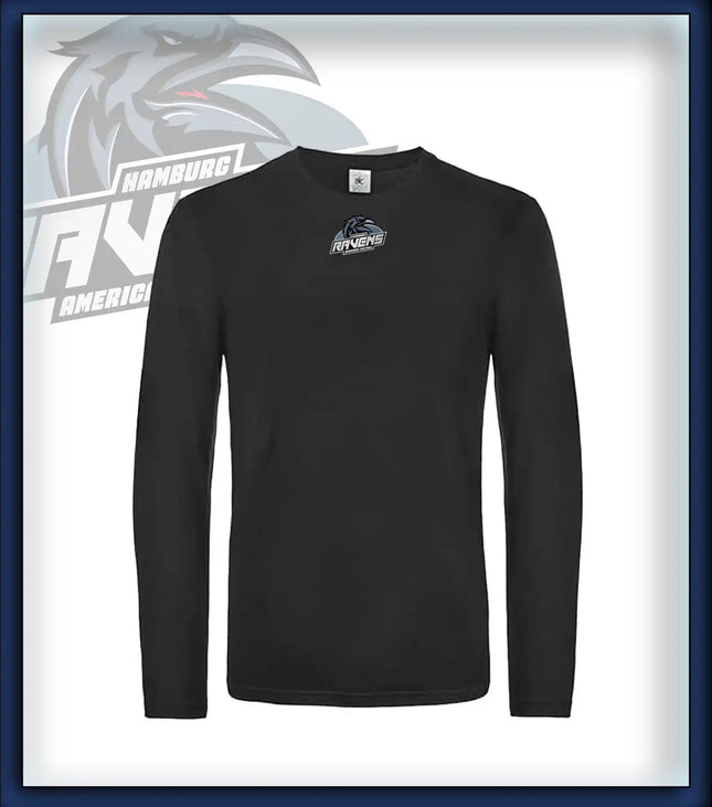 Mann Long Sleeve Druck<br>Logo Brust klein