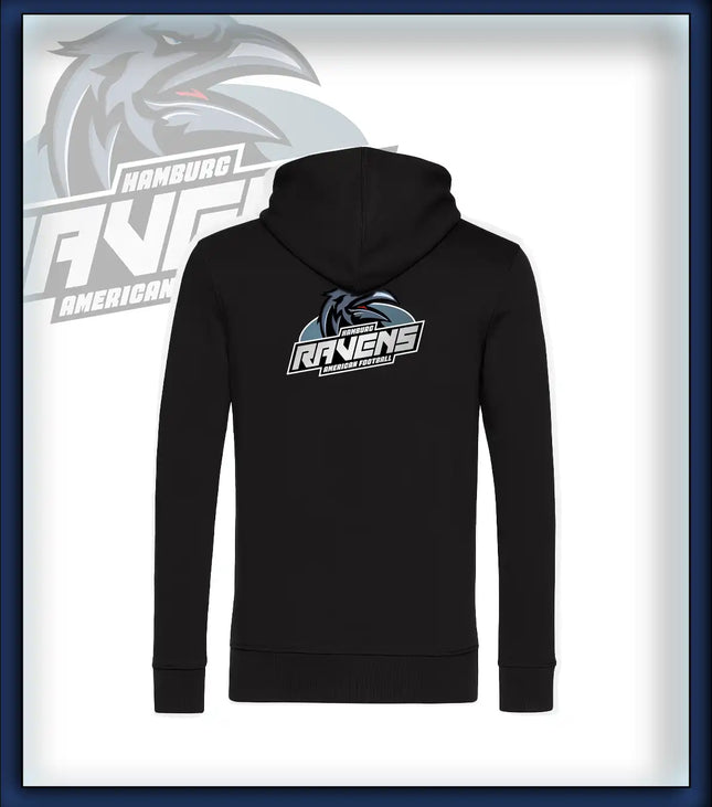 Junior Zipped Hood Druck<br>Logo Brust gross