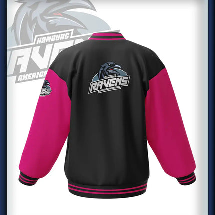 Ravens College Jacke schwarz/pink