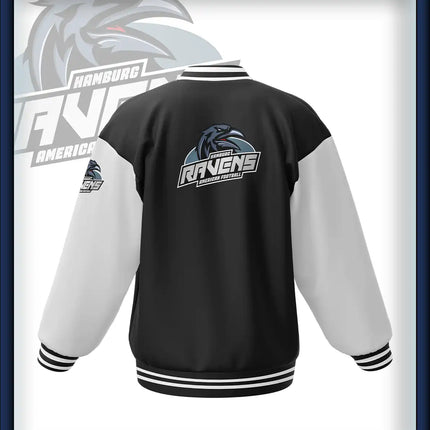Ravens College Jacke schwarz/weiss