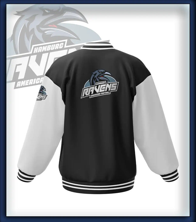 Ravens College Jacke schwarz/weiss