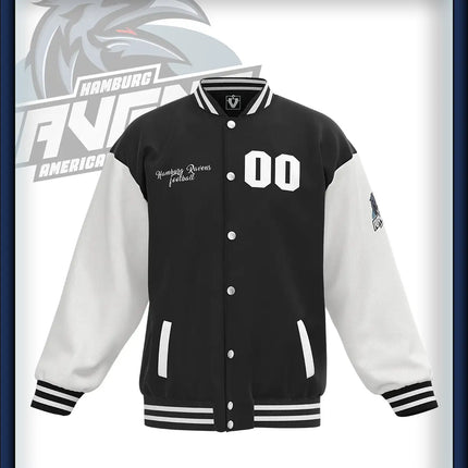 Ravens College Jacke schwarz/weiss