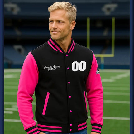 Ravens College Jacke schwarz/pink