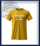 PLAY HARD T-Shirt Druck<br> Brust groß